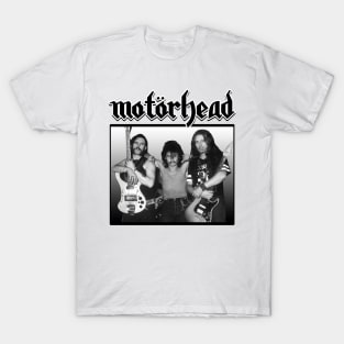 Motorhead Black White Black T-Shirt